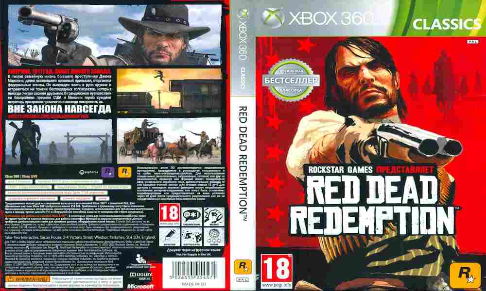 Игра RED DEAD REDEMPTION, Xbox 360, 177-38, Баград.рф